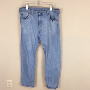 Levi’s 501 Button Fly Red Tab Straight Leg Jeans Broken In just right 36x30